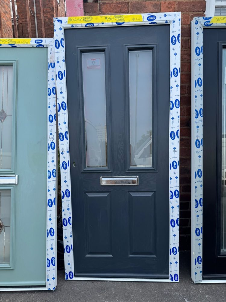 Anthracite Grey Composite Traditional Door 930 x 2060 mm 26HMJJ10