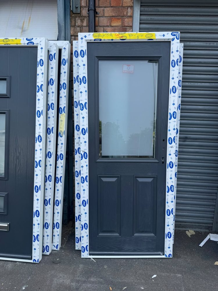 Anthracite Grey Composite Traditional Door 880 x 2080 mm 26HMJJ04