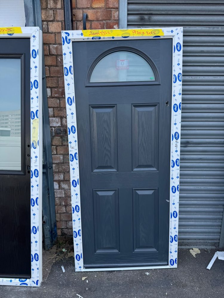 Anthracite Grey Composite Traditional Door 920 x 2015 mm 26HMJJ22