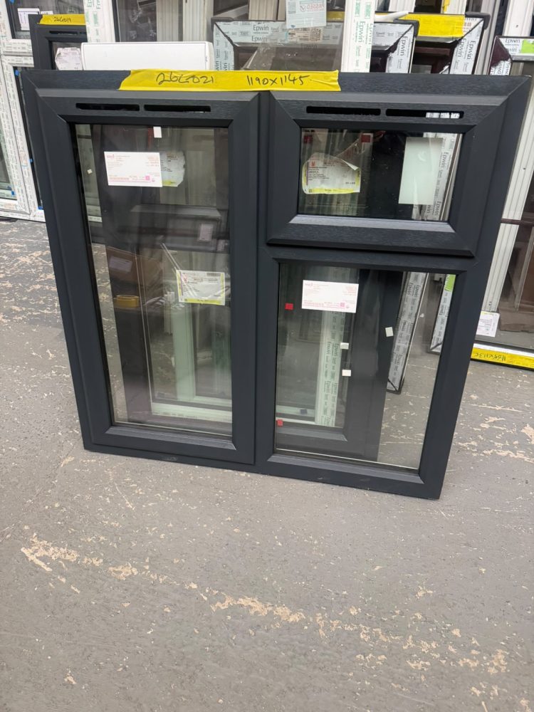 Anthracite Grey Upvc Window 1190 X 1145 mm 26G021