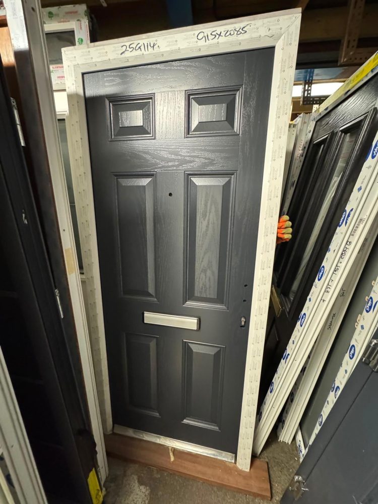 Anthracite Grey Composite Traditional Door 915 x 2085 mm 25G114