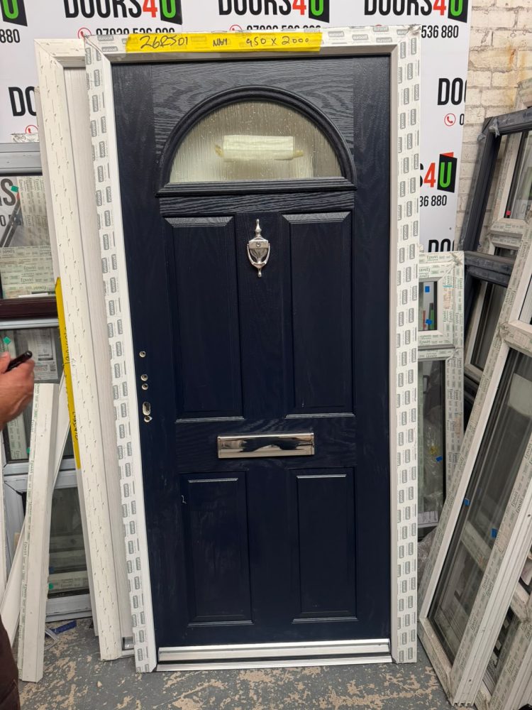 Navy Blue Composite Traditional Door 950 x 2000 mm 26RJ01