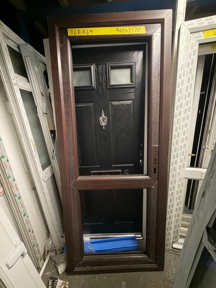 Rosewood Upvc Door 900 x 2170 mm 26RA69