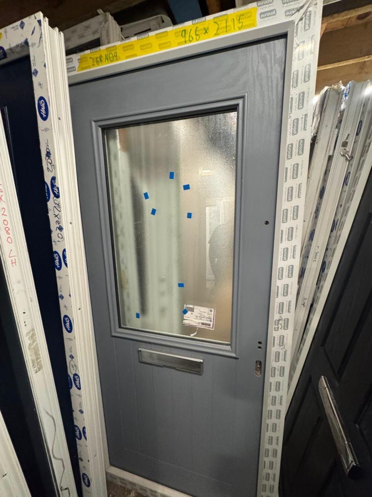 Silver Grey Composite Traditional Door 965 x 2115 mm 26RA109
