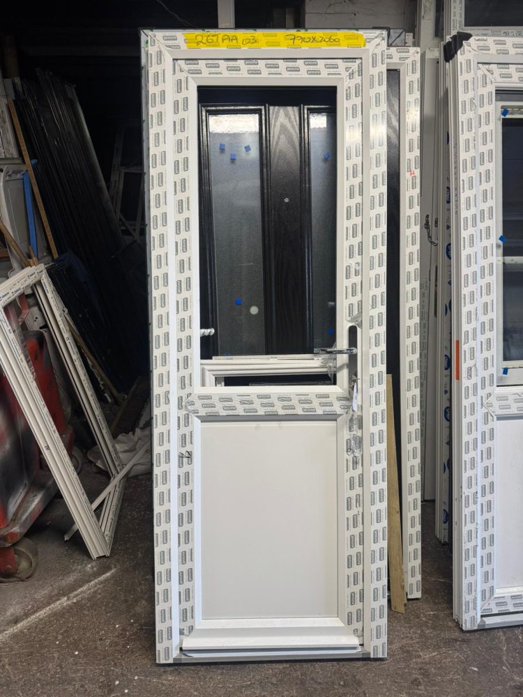 White Upvc Door 770 x 2060 mm 26TAA03