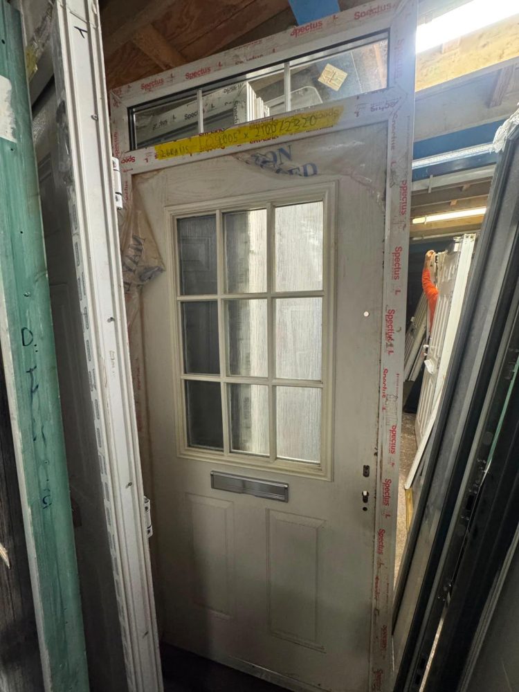 White Composite Traditional Door 1005 x 2100/2320 mm 26RA115