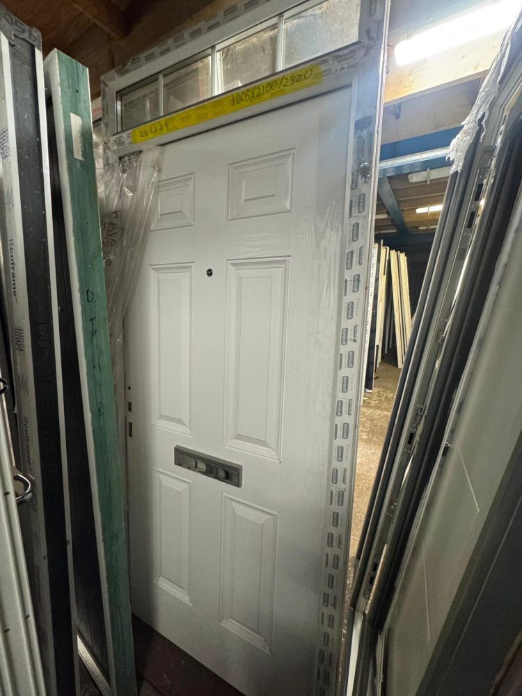 White Composite Traditional Door 1005 x 2100/2320 mm 26RA114