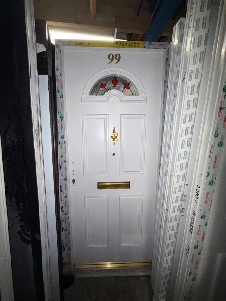 White Composite Traditional Door 930 x 2025 mm 26RA38