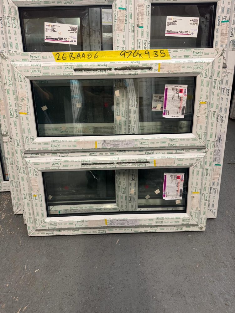 White Upvc Window 970 X 935 mm 26BAA06