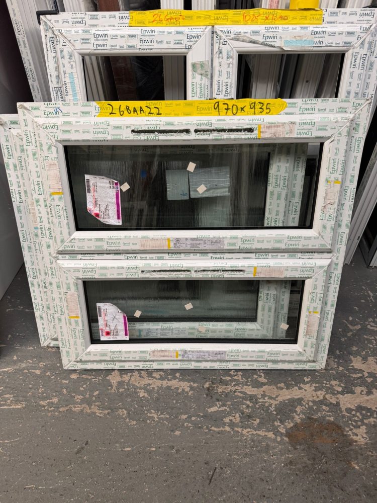 White Upvc Window 970 X 935 mm 26BAA22