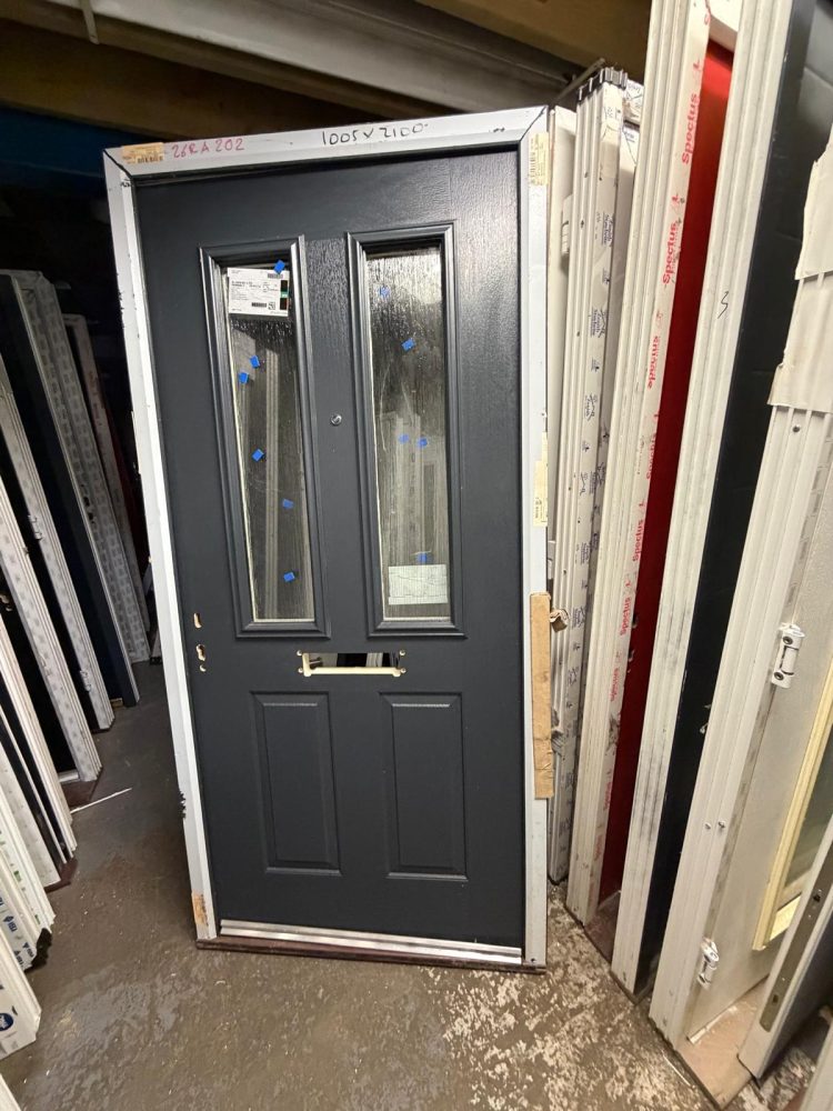 Anthracite Grey Composite Traditional Door 1005 x 2100 mm 26RA202