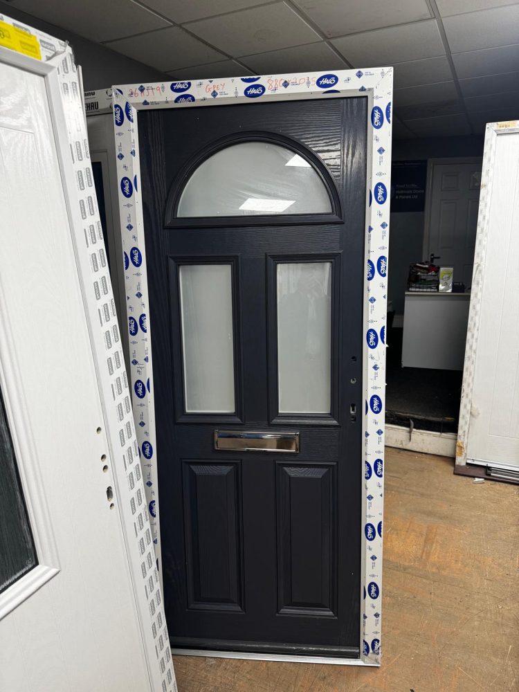 Anthracite Grey Composite Traditional Door 880 x 2055 mm 26HJ19
