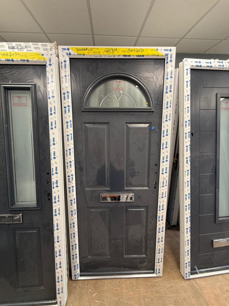 Anthracite Grey Composite Traditional Door 900 x 2070 mm 26HAA02