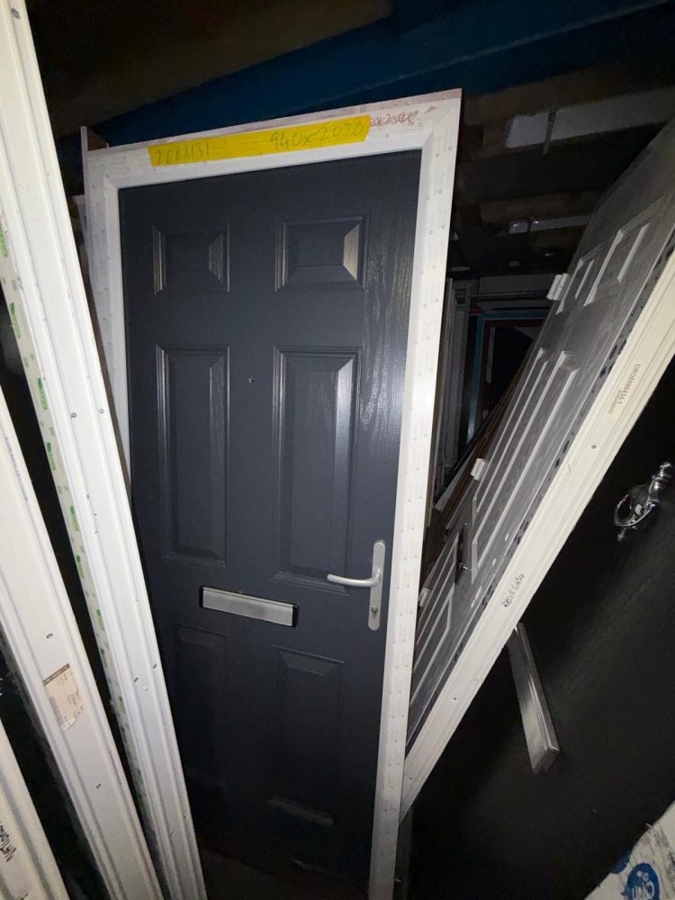 Anthracite Grey Composite Traditional Door 940 x 2070 mm 26RA131