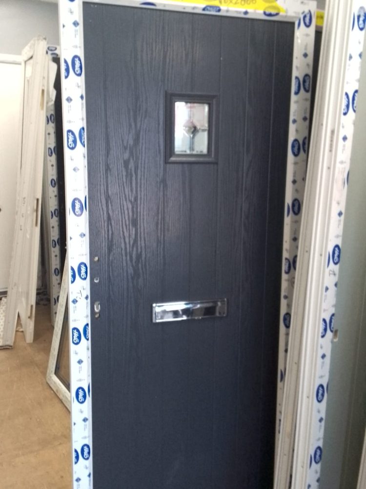 Anthracite Grey Composite Modern Door 910 x 2060 mm 26HMJ42
