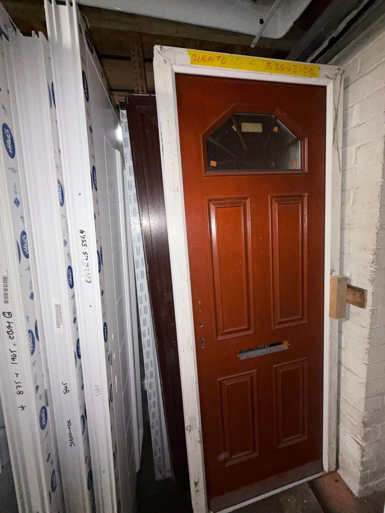 Rosewood Timber Core Composite Traditional Door 835 x 2100 mm 26RA170