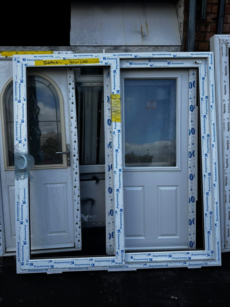 White Upvc Sliding Patio Door 1890 x 2010 mm 26R12