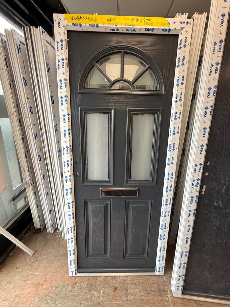 Anthracite Grey Composite Traditional Door 870 x 2000 mm 26HAA21