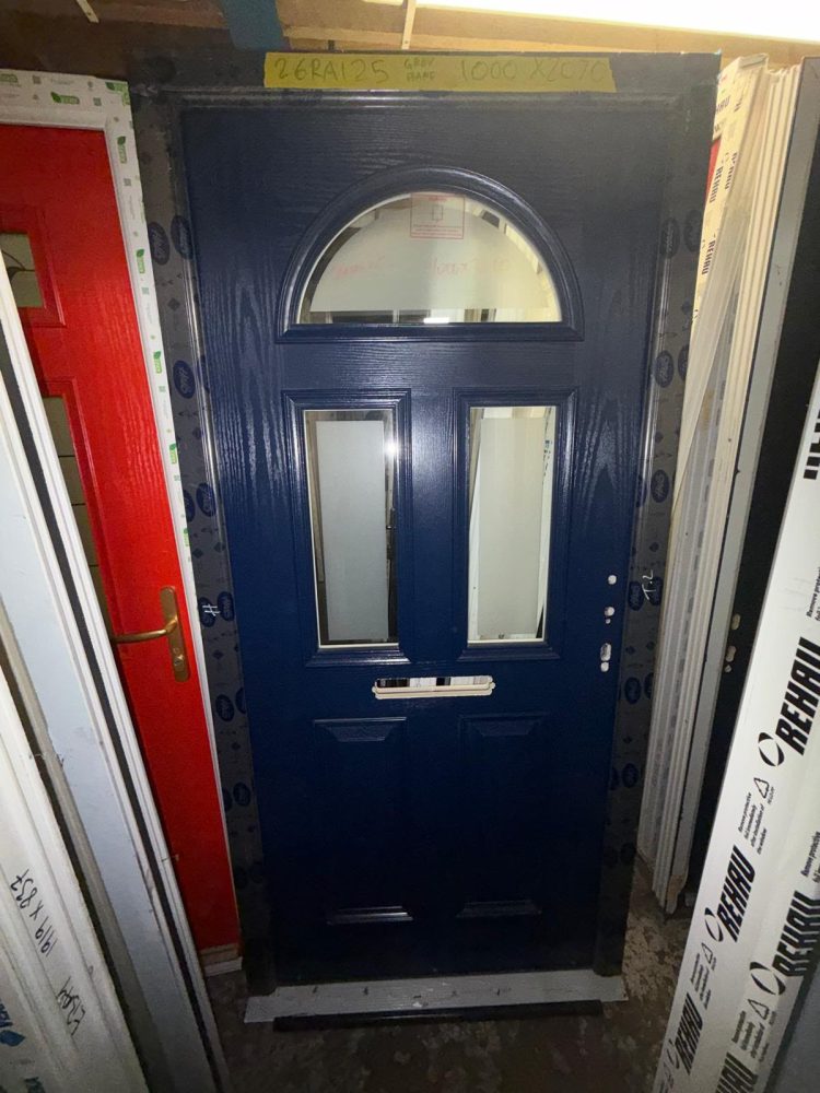 Navy Blue Composite Traditional Door 1000 x 2070 mm 26RA125