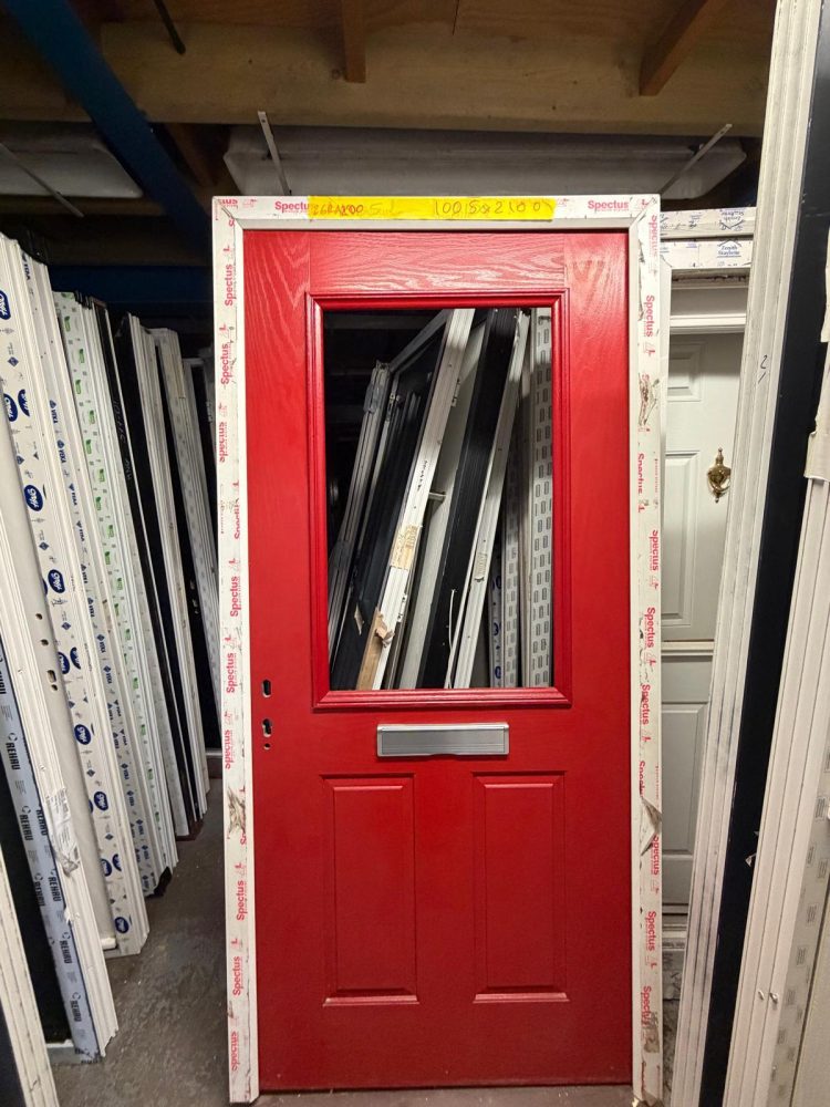Red Composite Traditional Door 1005 x 2100 mm 26RA200