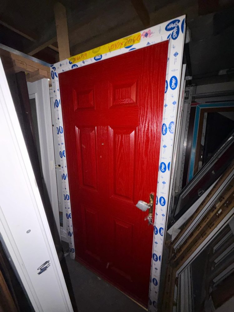 Red Composite Traditional Door 1010 x 2060 mm 26RA139
