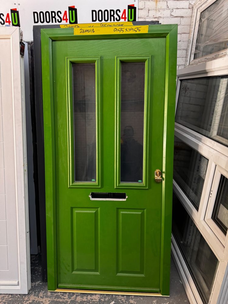 Green Composite Traditional Door 955 x 1955 mm 26HO18