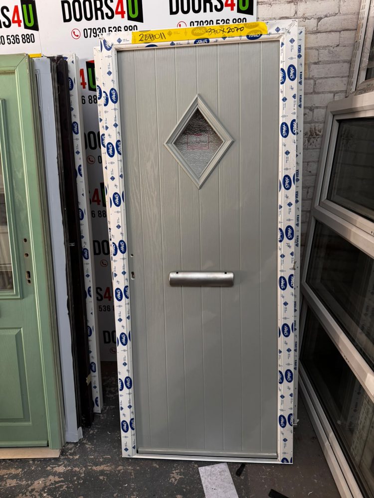 Agate Grey Composite Modern Door 870 x 2070 mm 26HO11