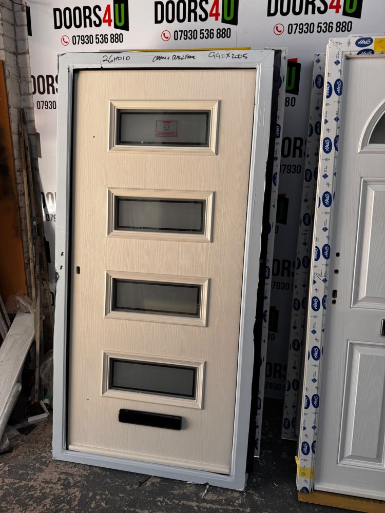 Cream Composite Modern Door 990 x 2005 mm 26HO10