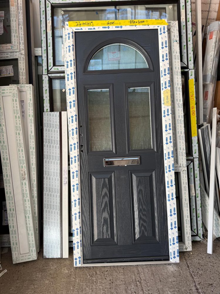 Anthracite Grey Composite Traditional Door 850 x 2000 mm 26HO407