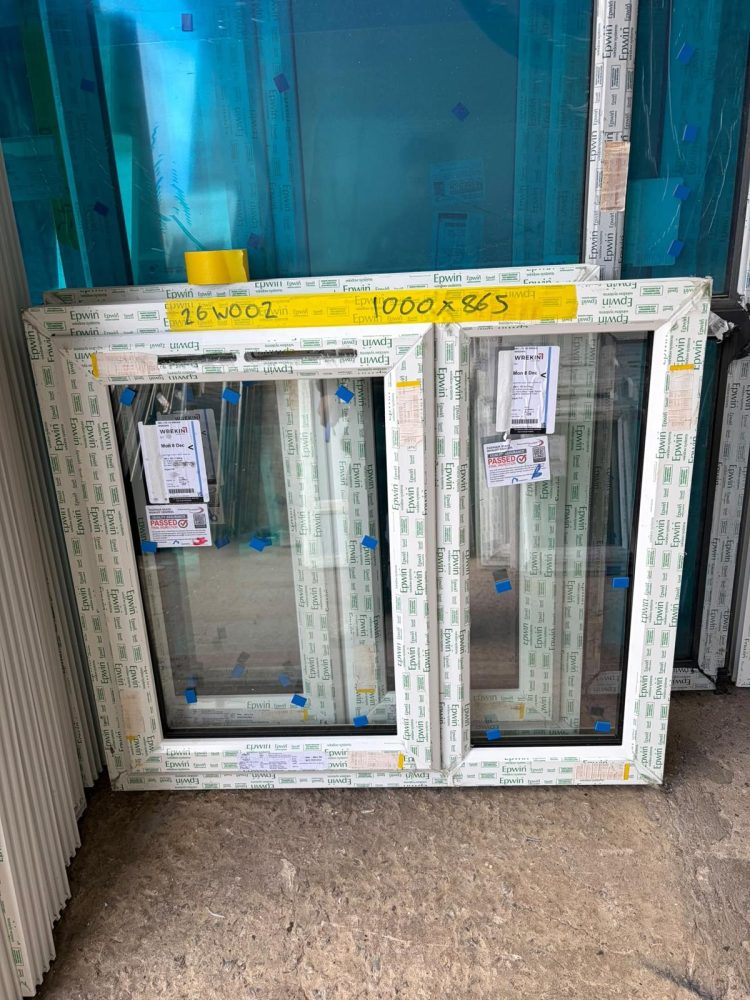 White Upvc Window 1000 X 865 mm 26WOO2