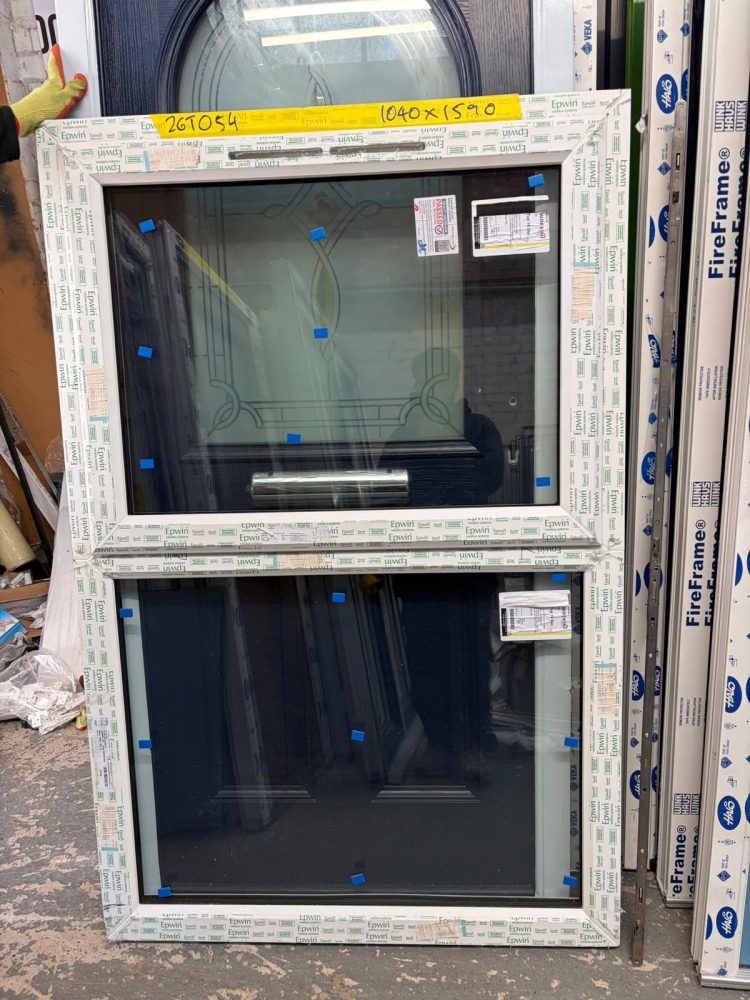 White Upvc Window 1040 X 1590 mm 26TO54