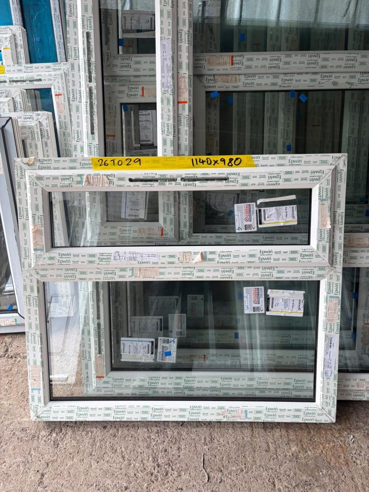White Upvc Window 1140 X 980 mm 26TO29