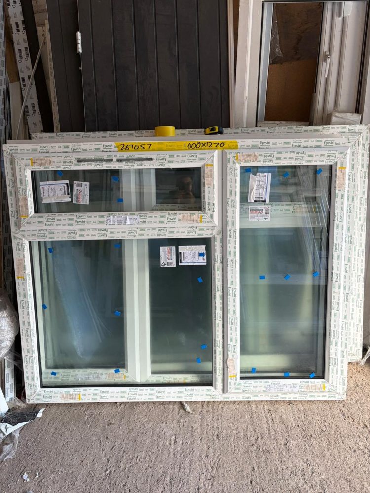 White Upvc Window 1600 X 1270 mm 26TO57
