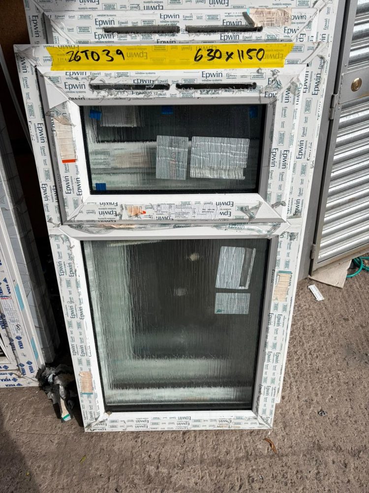 White Upvc Window 630 X 1150 mm 26TO39