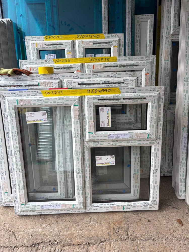 White Upvc Window 1160 X 990 mm 26TO31