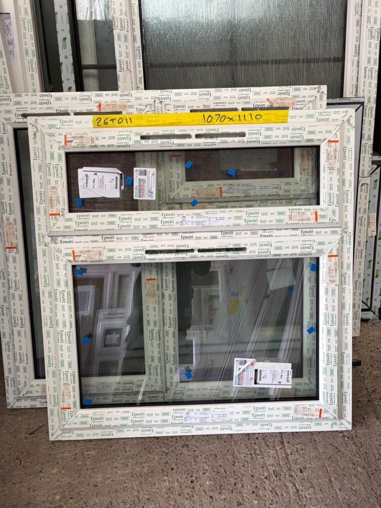 White Upvc Window 1070 X 1110 mm 26TO11