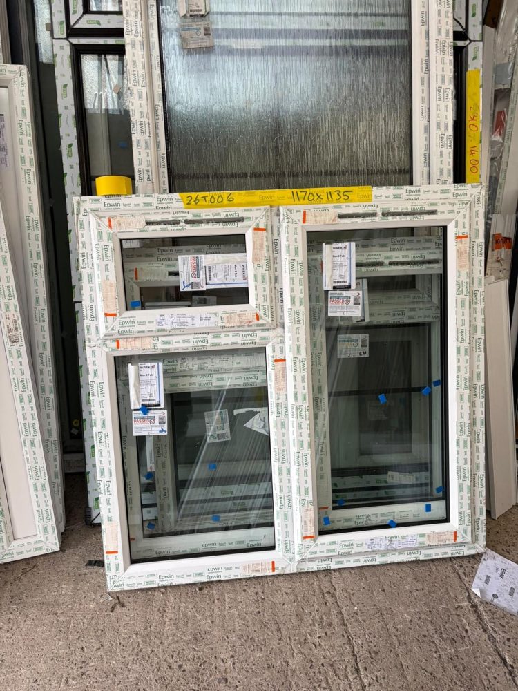 White Upvc Window 1170 X 1135 mm 26TO06