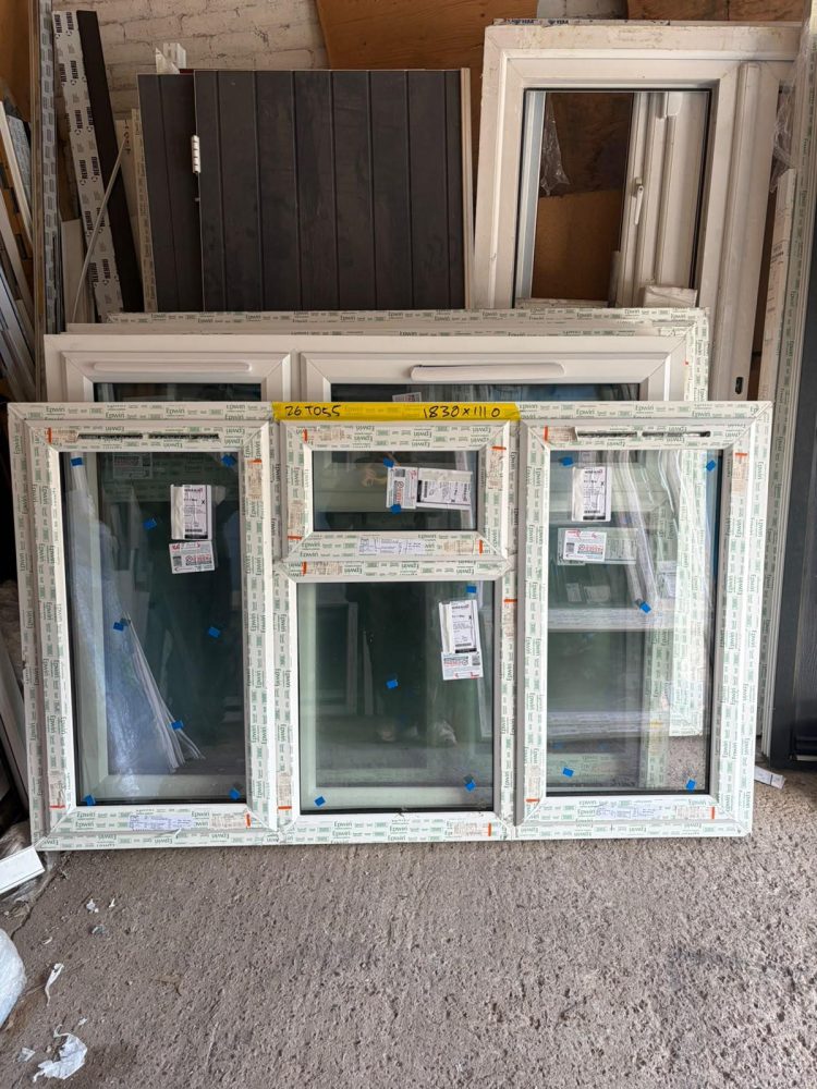 White Upvc Window 1830 X 1110 mm 26TO55