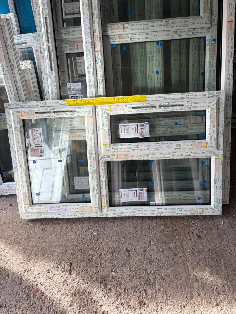 White Upvc Window 1480 X 860 mm 26TO27