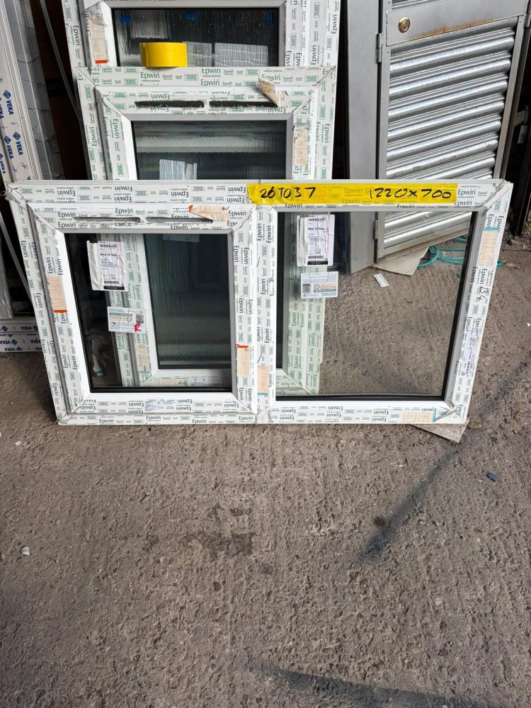 White Upvc Window 1220 X 700 mm 26TO37