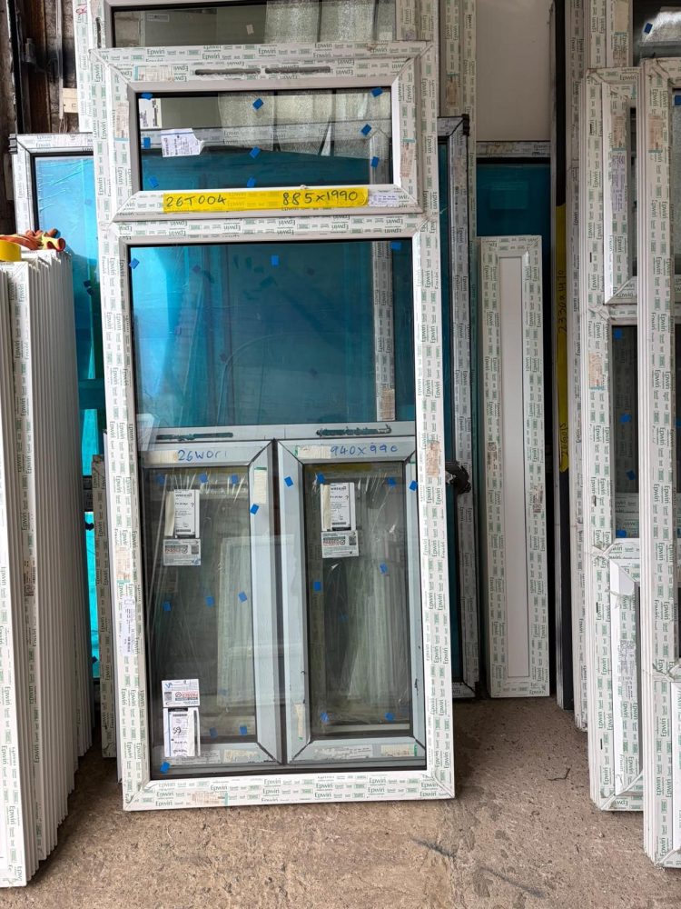 White Upvc Window 885 X 1990 mm 26T004