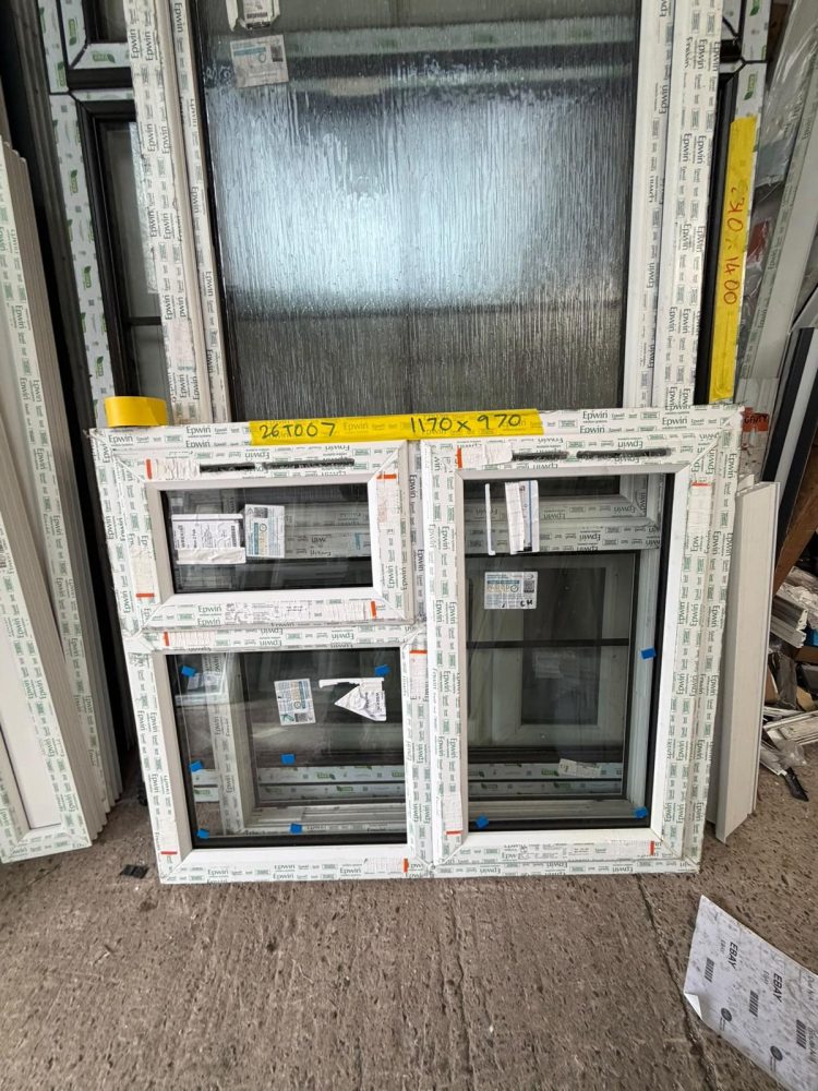 White Upvc Window 1170 X 970 mm 26T007