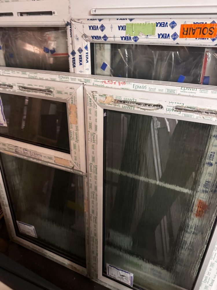 White Upvc Window 1230 X 1150 mm