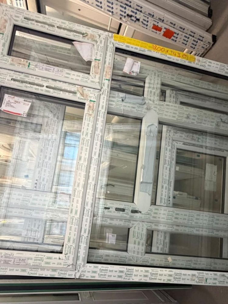White Upvc Window 1800 X 1430 mm